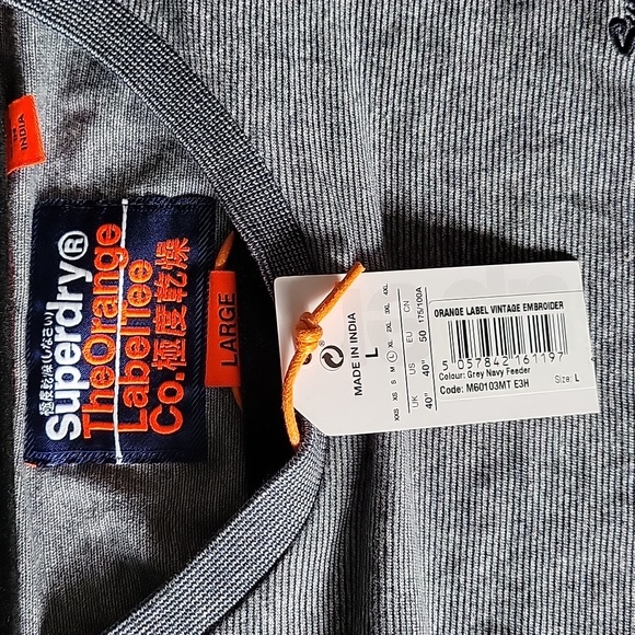 NWT Superdry Long-Sleeve - Picture 2 of 3